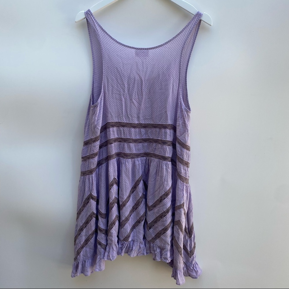 Intimately Free People Lace Polka Dot Swing Dress S - Picture 5 of 10